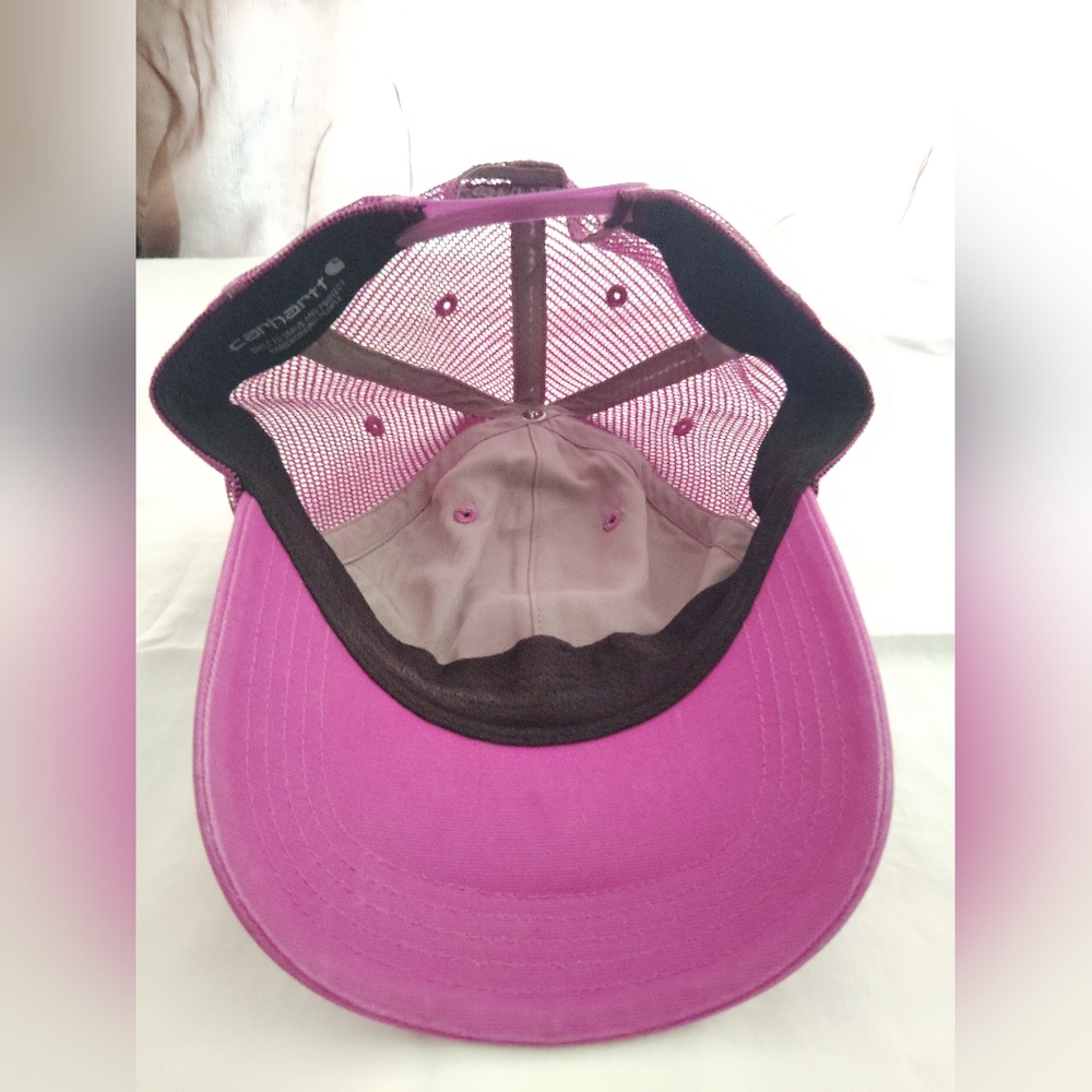 CARHARTT MAGENTA MESH SNAPBACK HAT - Picture 4 of 5
